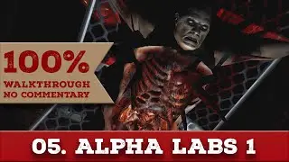 Doom 3: Redux 100% Walkthrough (Nightmare, No Damage, All Collectibles) 05 ALPHA LABS 1