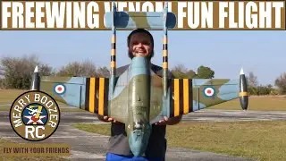 Freewing de Havilland DH-112 Venom Fun Flight From Florida E-Jets 2021