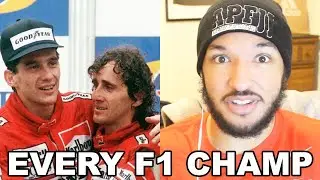 American FIRST REACTION to EVERY F1 WORLD CHAMPION EVER (F1 Titles 1950-2020)