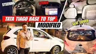 2025 TATA TIAGO XE BASE TO TOP MODIFICATION WITH PRICE✅TIAGO BASE MODEL MODIFIED✅TIAGO GENUINE PARTS
