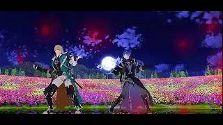 レゾンデイトル・カレイドスコウプ（原神MMD|ファルカandﾌﾘﾝｽﾞ