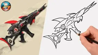 COMO DIBUJAR LA NUEVA SCAR EVOLUTIVA MEGALODON DE FREE FIRE