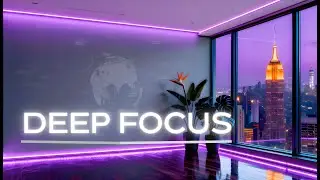 2 Hours NYC Night Ambience for Deep Work | Minimal Techno Beats | Coding Music 2026