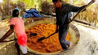 Hardworking Farmer's நாட்டுச் சர்க்கரை | Village Farmer Making Sugar From Sugarcane Juice