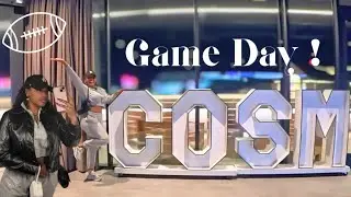 Game Day at COSM ! 🏈 Luxury Stadium Views | Rams vs Falcons Vlog 💙