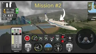 AFPS Airplane Flight Pilot Sim[Mission#2Transport A Business Man At Island Airport]✈✈