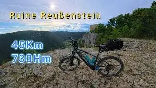 Lauter-Alb-Lindach Radweg von Jesingen auf die Schw&auml;bische Alb zur Burgruine Reu&szlig;enstein