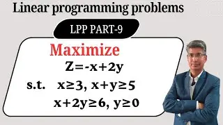 Linear programming Problem LPP PART-8 | class 12th Maths Exercise 12.1 | RPSC 2ND GRADE#CMPC