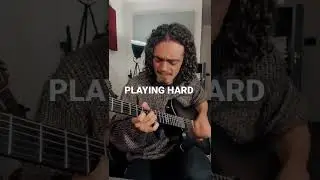 PLAYING HARD #playing #guitarriff #playinghard #hard #riff #hardriff #guitarriff #guitartechnique