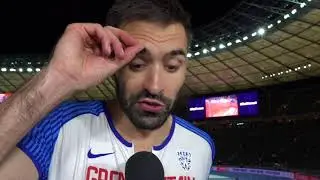 Martyn Rooney (GBR) after winning silver in the 4x400m