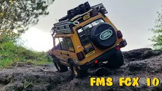 RC model fun: Land Rover Discovery       FMS FCX 10   2025.11.01.              part 1