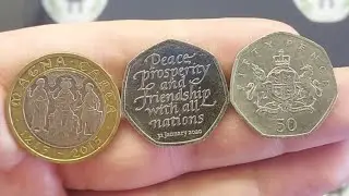 DANS COIN REVIEW + VALUATIONS #3 - UK &pound;2 Coin and 50p coins