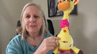 Dancing & Talking Giraffe Toy for Babies &ndash; Glowing, Singing, Repeating Plush Gift 🦒✨