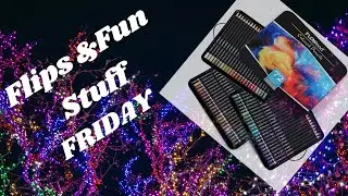 Flips & Fun Stuff Friday a review of the Flowood Colored pencils