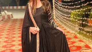 Mirror work Black beautiful long frock design #shorts