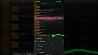 how to extract the rar file (you need Zarchiver)