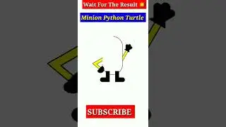 💥How To Create Minion Python Code Turtle | Draw Minion Using Python Turtle |
