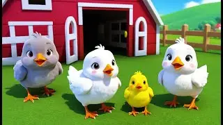 Three Little Chicks Go Peep Peep | Funny and Fun Kids Nursery Rhyme Animation