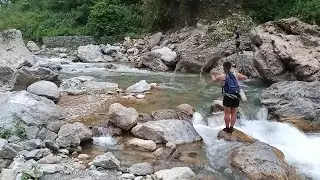DOUBLE - HIMALAYAN TROUT FISHING ROUTINE | FISHING WITH HANDMADE CAST NET IN NEPAL | ASALA FISH |