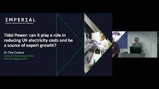 Tidal Power – can it play a role in reducing UK electricity costs and be a source of export growth?