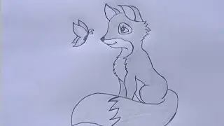 fox drawing|how to draw fox |step by step fox drawing easy