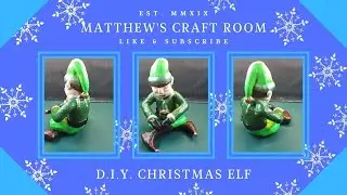 DIY: Christmas Elf (Paper Mache)