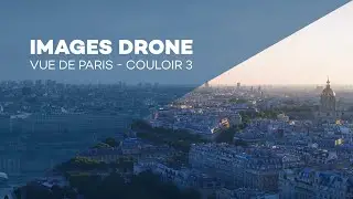 Vue de Paris en drone