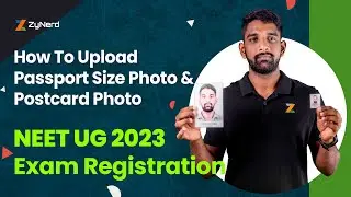 How to upload Passport Size Photo & Postcard Photo | NEET UG 2023 Exam Registration #zynerd