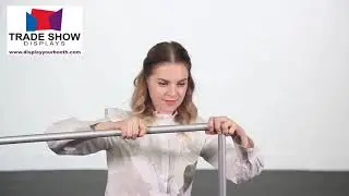 How to set up a tension fabric banner stand   Trade Show Displays