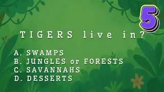 Tiger Facts 🐯 For Kids | Factimals