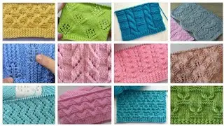Knit Stitch Patterns for sweater / Simple Lace Knitting Pattern