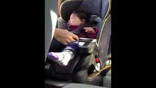 Car seat antics- an easy one
