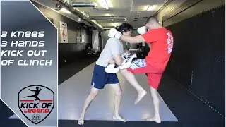 3 Knees 3 Punches out of clinch