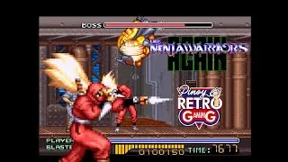 The Ninja Warriors Again (SFC) - (Hard | Kunoichi | No Death | Longplay)