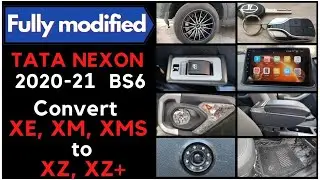 Tata Nexon 2022 BS6 Modifications and Accessories | Convert XE, XM, XMS to XZ, XZ+ | Modify Nexon