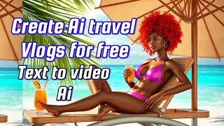 Create AI Travel Vlogs for FREE!  For faceless content