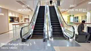 OLD & NEW Hyundai Escalators at Summarecon Mall Kelapa Gading 5, Jakarta