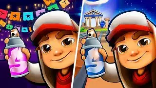 Subway Surfers Winter Bali 🆚 Subway Surfers Buenos Aires, Subway Surfers Map Comparison