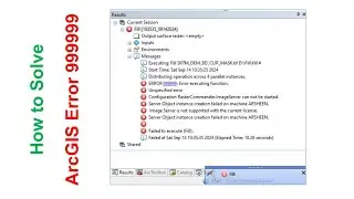 Как решить ошибку ArcGIS 999999