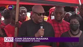 Burial of late La Mantse: High profile dignitaries pay last respects during final funeral rites
