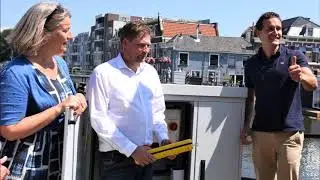 Leidse Kleine Havenbrug en  Scheluwbrug heropend. www.leidseglibber.nl
