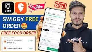CRED App Loot Offer 🔥 Get Free ₹200 Swiggy Coupon | Swiggy Free Order Trick 2025