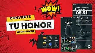 Convierte tu Honor X6B en un iPhone 🔥 | Tema estilo iOS 2025