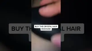 Avoid wax and pain! Pain free hair removal with the Crystal Hair Remover! #painfree #hairremoval