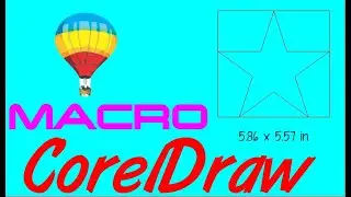 Corel Draw Tips & Tricks MACRO Rect Area Dims measures the rectangular area occupied by one