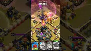 TH17 Fireball Attack INSANE Value in Clan War! 🔥 | Clash of Clans