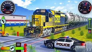 Indian Train Driving Games 3D 2023 - Railway Station Train Simulator - Android GamePlay