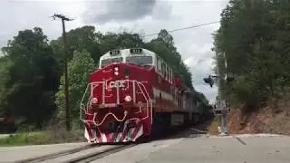 CSX Veterans units on the Clinch Field subdivision leading Q693.    Read the description