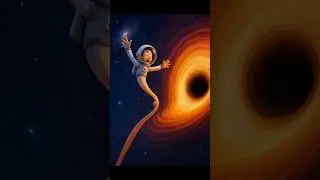 O que acontece com um corpo em um buraco negro? 😱🕳️ (Voc&ecirc; n&atilde;o vai acreditar no final!)