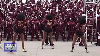 Bethune Cookman Wildcats Marching Band - Doing Da Butt @ Circle City Classic Pep Rally